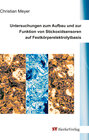 Buchcover Untersuchungen zum Aufbau und zur Funktion von Stickoxidsensoren auf Festkörperelektrolytbasis