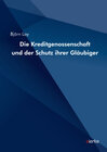 Buchcover Die Kreditgenossenschaft und der Schutz ihrer Gläubiger