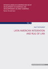 Buchcover Latin American Integration and Rule of Law