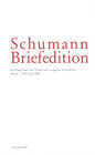 Buchcover Schumann-Briefedition / Schumann-Briefedition I.8