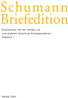 Buchcover Schumann-Briefedition / Schumann-Briefedition II.8