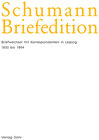 Buchcover Schumann-Briefedition / Schumann-Briefedition II.20
