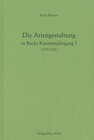 Buchcover Die Ariengestaltung in Bachs Kantatenjahrgang I (1723/1724)