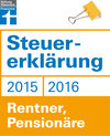 Buchcover Steuererklärung 2015/2016 - Rentner, Pensionäre