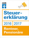 Buchcover Steuererklärung 2016/2017 - Rentner, Pensionäre