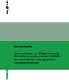 Buchcover Untersuchungen zur Wirksamkeit zweier Mycoplasma hyopneumoniae Impfstoffe bei verschiedenen Haltungssystemen innhalb ein