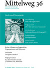 Buchcover Mittelweg 36. Zeitschrift des Hamburger Instituts für Sozialforschung