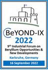 Buchcover Proceedings of the 9th Industrial Forum on Beryllium Opportunities & New Developments (BeYOND-IX)