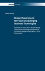 Buchcover Design Requirements for Future and Emerging Business Technologies