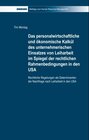 Buchcover Das personalwirtschaftliche und ökonomische Kalkül des unternehmerischen Einsatzes von Leiharbeit im Spiegel der rechtli