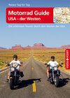 Buchcover Motorrad Guide - USA der Westen - VISTA POINT Reiseführer Reisen Tag für Tag