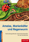 Buchcover Ameise, Marienkäfer und Regenwurm