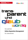 Buchcover Transparent und glaubwürdig