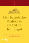 Buchcover Der bayerische Dialekt ist UNESCO-Kulturgut