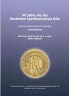 Buchcover 60 Jahre mit der Deutschen Sporthochschule Köln