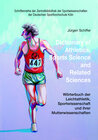 Buchcover Dictionary of Athletics, Sports Science and Related Sciences