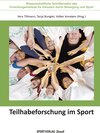 Buchcover Teilhabeforschung im Sport