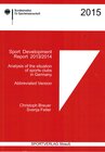 Buchcover Sport Development Report 2013/2014
