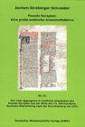 Buchcover Pseudo-Serapion: Eine große arabische Arzneimittellehre / Der "Liber aggregatus in medicinis simplicibus" des Pseudo-Ser
