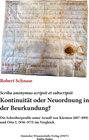 Buchcover Scriba anonymus scripsit et subscripsit. Kontinuität oder Neuordnung in der Beurkundung