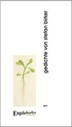Buchcover Gedichte von Stefan Birker