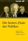 Buchcover Die besten Zitate der Politiker