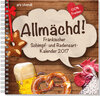 Buchcover Allmächd-Kalender 2017