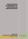 Buchcover Untersuchungen von Dübellagen zur Optimierung des Betondeckenbaus