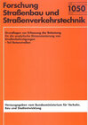 Buchcover Grundlagen zur Erfassung der Belastung für die analytische Dimensionierung von Straßenbefestigungen