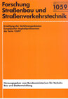 Buchcover Ermittlung der Verfahrenspräzision Europäischer Asphaltprüfnormen der Serie 12697