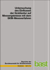 Buchcover Untersuchung des Einflusses der Grobtextur auf Messergebnisse mit dem SKM-Messverfahren