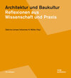 Buchcover Architektur und Baukultur