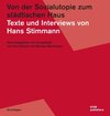 Buchcover Von der Sozialutopie zum städtischen Haus