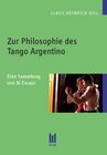 Buchcover Zur Philosophie des Tango Argentino