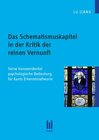 Buchcover Das Schematismuskapitel in der Kritik der reinen Vernunft