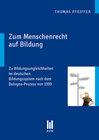 Buchcover Zum Menschenrecht auf Bildung