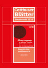 Buchcover Cottbuser Blätter - Sonderheft 2023