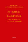 Buchcover Werkausgabe Bd. 12 / Königsberg – Kaliningrad
