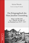 Buchcover Kriegstagebuch des Hans Joachim Grueneberg