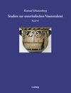 Buchcover Studien zur unteritalischen Vasenmalerei / Studien zur unteritalischen Vasenmalerei. Band 6