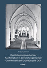 Buchcover Der Bedeutungsverlust der Konfirmation in der Kirchengemeinde Grimmen seit der Gründung in der DDR