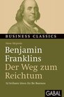 Buchcover Benjamin Franklins „Der Weg zum Reichtum“