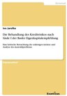Buchcover Die Behandlung des Kreditrisikos nach Säule I der Basler Eigenkapitalempfehlung - eine kritische Betrachtung der zulässi