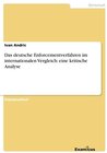 Buchcover Das deutsche Enforcementverfahren im internationalen Vergleich: eine kritische Analyse