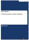Buchcover Sicherheitsaspekte mobiler Endgeräte