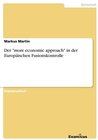 Buchcover Der "more economic approach" in der Europäischen Fusionskontrolle