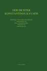 Buchcover Der Dichter Konstantinos Kavafis
