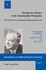 Buchcover Die Idee der Toleranz in der Interkulturellen Philosophie