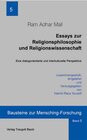 Buchcover Essays zur Religionsphilosophie und Religionswissenschaft