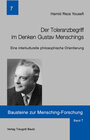 Buchcover Der Toleranzbegriff im Denken Gustav Menschings